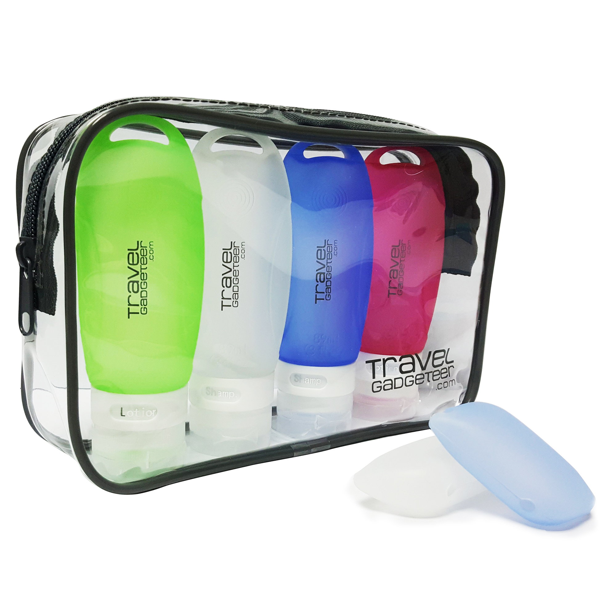 Silicone Travel Bottle 89ml with Pouch Kit